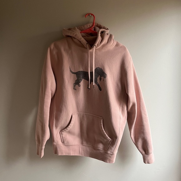 Back Down South Dog with Mallard Pink Hoodie - Picture 1 of 4